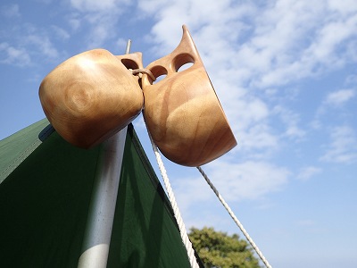 アンデルス製ククサと青空